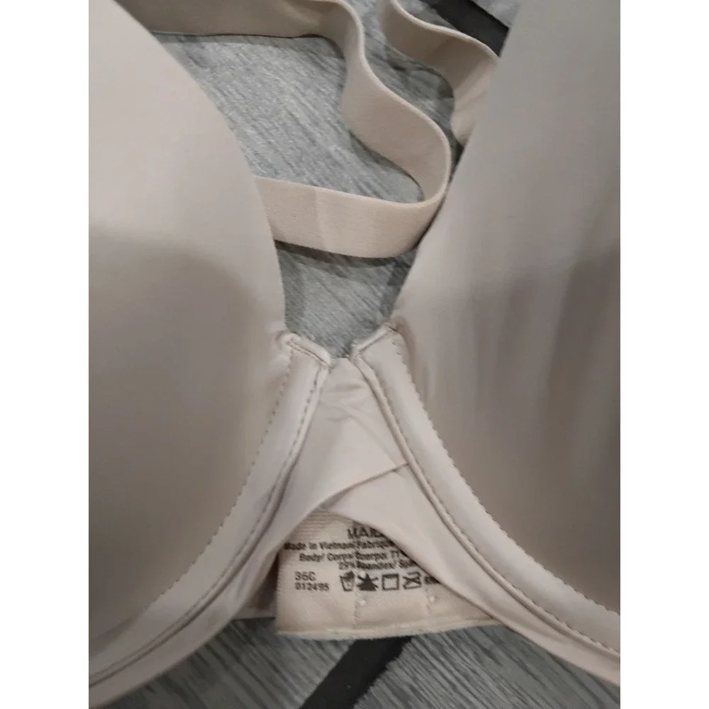 Maidenform Black Beige Bra T-shirt Everyday Comfort Underwire 36C Lot‎ of 2